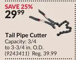 Princess Auto Tai Pipe Cutter offer