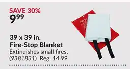 Princess Auto Fire-Stop Blanket offer