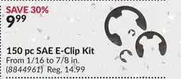 Princess Auto 150 pc SAEE-Clip Kit offer