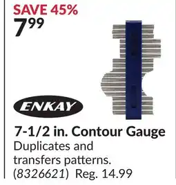 Princess Auto Enkay 7-1/2 in. Contour Gauge offer
