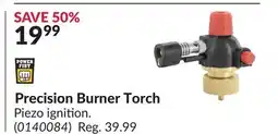 Princess Auto Precision Burner Torch offer