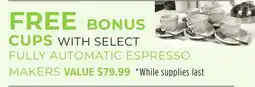 TA Appliances & Barbecues FULLY AUTOMATIC ESPRESSO MAKERS offer