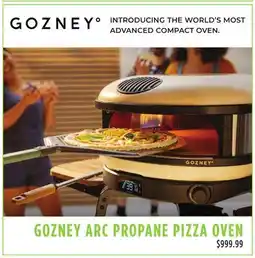 TA Appliances & Barbecues GOZNEY ARE PROPANE PIZZA OVEN offer