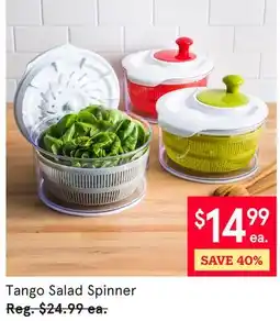 Kitchen Stuff Plus Tango Salad Spinner offer