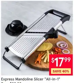 Kitchen Stuff Plus Express Mandoline Slicer All-in-1 offer