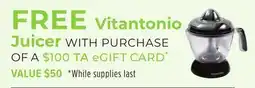 TA Appliances & Barbecues Vitantonio Juicer offer