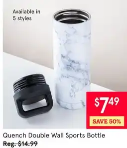 Kitchen Stuff Plus Quench Double Wall Sports Bottle offer
