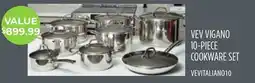 TA Appliances & Barbecues VEV VIGANO 10-PIECE COOKWARE SET offer