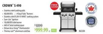 TA Appliances & Barbecues BROIL KING CROWN S 490 offer