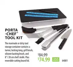 TA Appliances & Barbecues PORTA-CHEF TOOL KIT offer