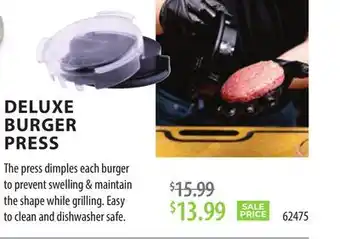 TA Appliances & Barbecues DELUXE BURGER PRESS offer