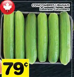 Supermarché PA CONCOMBRES LIBANAIS | Lebanese Cucumbers offer