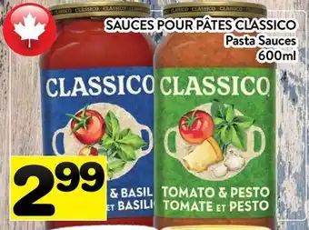 Supermarché PA SAUCES POUR PÂTES CLASSICO | Pasta Sauces offer