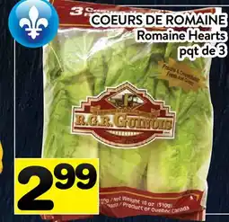 Supermarché PA COEURS DE ROMAINE | Romaine Hearts offer