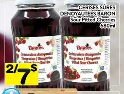 Supermarché PA CERISES SÛRES DENOYAUTÉES BARON | Sour Pitted Cherries offer