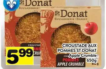 Supermarché PA CROUSTADE AUX POMMES ST DONAT | Apple Crumble offer