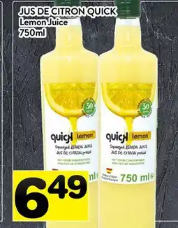 Supermarché PA JUS DE CITRON QUICK | Lemon Juice offer