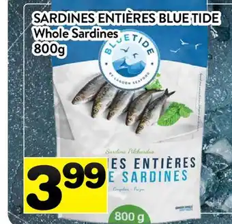 Supermarché PA SARDINES ENTIÈRES BLUE TIDE | Whole Sardines offer