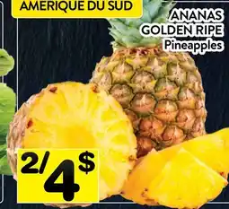 Supermarché PA ANANAS GOLDEN RIPE | PINEAPPLES offer