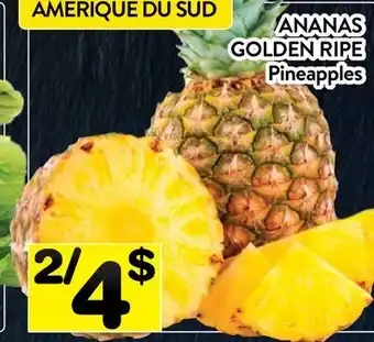 Supermarché PA ANANAS GOLDEN RIPE | PINEAPPLES offer