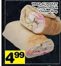 Supermarché PA WRAP AU POULET SHISH TAOUK | Chicken Wrap offer