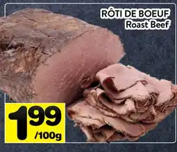 Supermarché PA RÔTI DE BOEUF | Roast Beef offer