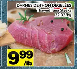 Supermarché PA DARNES DE THON DÉGELÉES | Thawed Tuna Steaks offer