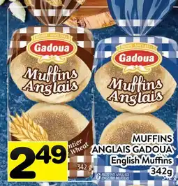 Supermarché PA MUFFINS ANGLAIS GADOUA | English Muffins offer