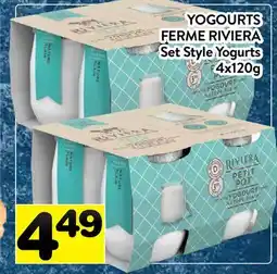 Supermarché PA YOGOURTS FERME RIVIERA | Set Style Yogurts offer