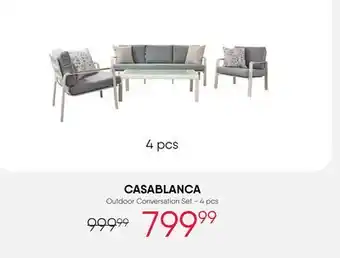 Meubles RD Outdoor Conversation Set - 4 pcs offer