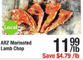 Arz Fine Foods ARZ Marinated Lamb Chop offer