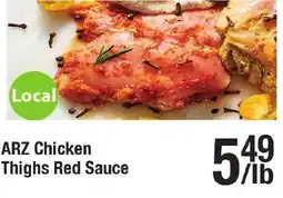 Arz Fine Foods ARZ Chicken Thighs Red Sauce offer