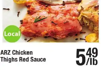 Arz Fine Foods ARZ Chicken Thighs Red Sauce offer