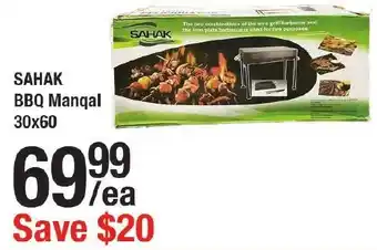 Arz Fine Foods Sahak bbq manqal offer