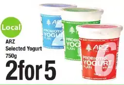 Arz Fine Foods Arz selected yogurt offer