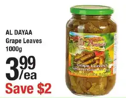 Arz Fine Foods AL DAYAA Grape Leaves offer