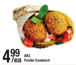 Arz Fine Foods ARZ Falafel sandwich offer