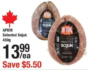 Arz Fine Foods Afion selected sojuk offer