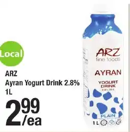 Arz Fine Foods ARZ Ayran Yogurt Drink offer