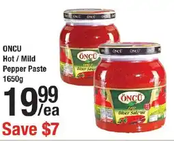 Arz Fine Foods Oncu hot mild pepper paste offer