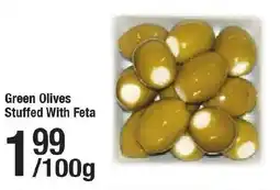Arz Fine Foods Green olives stuffed with feta offer