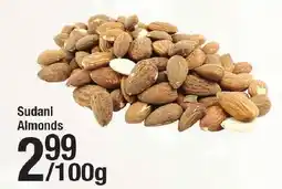 Arz Fine Foods Sudani almonds offer