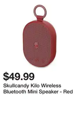 Newegg Skullcandy Kilo Wireless Bluetooth Mini Speaker - Red offer
