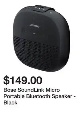 Newegg Bose SoundLink Micro Portable Bluetooth Speaker - Black offer