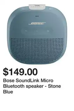 Newegg Bose SoundLink Micro Bluetooth speaker - Stone Blue offer