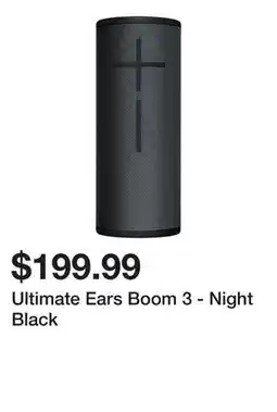 Newegg Ultimate Ears Boom 3 - Night Black offer