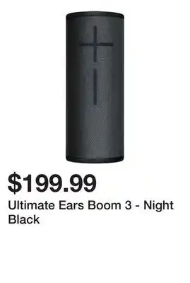 Newegg Ultimate Ears Boom 3 - Night Black offer