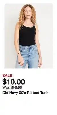 Old Navy Old Navy 90's Ribbed Tank offer