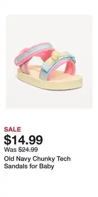 Old Navy Old Navy Chunky Tech Sandals for Baby offer