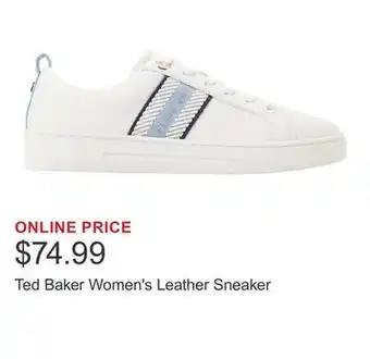 Costco Ted Baker Women's Leather Sneaker offer
